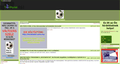 Desktop Screenshot of fociakobon.gportal.hu