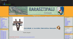 Desktop Screenshot of harasztifalu.gportal.hu