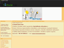 Tablet Screenshot of bioptron-fenyterapia.gportal.hu