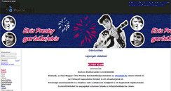 Desktop Screenshot of elvis.gportal.hu