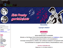 Tablet Screenshot of elvis.gportal.hu