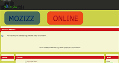 Desktop Screenshot of mozizzonline.gportal.hu