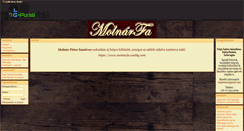 Desktop Screenshot of molnarfa.gportal.hu