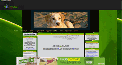 Desktop Screenshot of elveszettallatok.gportal.hu