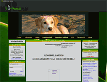 Tablet Screenshot of elveszettallatok.gportal.hu