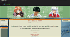 Desktop Screenshot of inuyasha-lap.gportal.hu