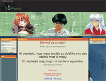 Tablet Screenshot of inuyasha-lap.gportal.hu