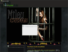 Tablet Screenshot of mileycyrusfansite.gportal.hu
