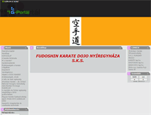 Tablet Screenshot of fudoshin.gportal.hu