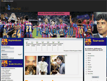 Tablet Screenshot of fcbarca10.gportal.hu