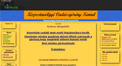 Desktop Screenshot of gyszmooncsi.gportal.hu