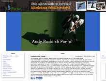 Tablet Screenshot of andyroddick.gportal.hu