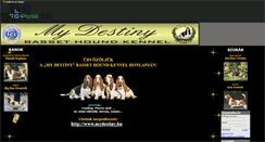 Desktop Screenshot of bassethoundkennel.gportal.hu