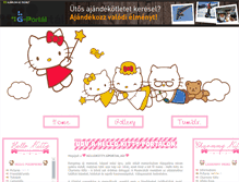 Tablet Screenshot of hellokitty.gportal.hu