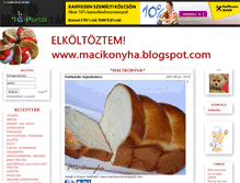 Tablet Screenshot of macikonyha.gportal.hu