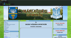 Desktop Screenshot of oksk.gportal.hu