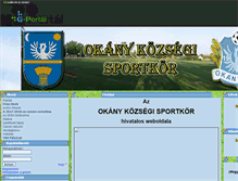 Tablet Screenshot of oksk.gportal.hu