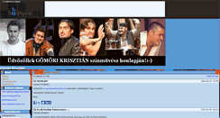 Desktop Screenshot of gomorikrisztian.gportal.hu