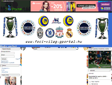 Tablet Screenshot of foci-vilag.gportal.hu