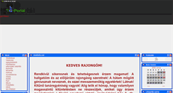 Desktop Screenshot of geniusz.gportal.hu