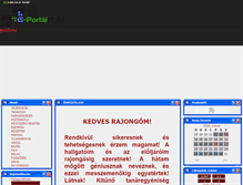 Tablet Screenshot of geniusz.gportal.hu