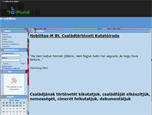 Tablet Screenshot of m-nobilitas.gportal.hu