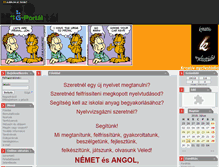 Tablet Screenshot of kreativnyelv.gportal.hu