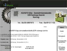 Tablet Screenshot of e3n-eszterga.gportal.hu