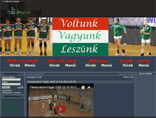 Tablet Screenshot of ftckezilabda.gportal.hu