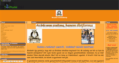 Desktop Screenshot of kreativ-irasmuhely.gportal.hu