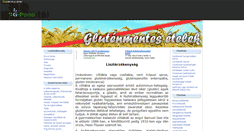Desktop Screenshot of glutenmentes.gportal.hu