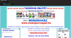Desktop Screenshot of mosopordiszkont.gportal.hu