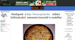 Desktop Screenshot of bosscopizza.gportal.hu