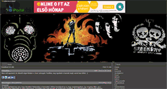 Desktop Screenshot of greendayfanklub.gportal.hu