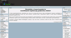 Desktop Screenshot of csoportvezetes.gportal.hu