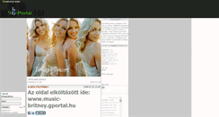 Desktop Screenshot of britneycsaj.gportal.hu