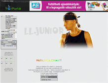 Tablet Screenshot of lljuniorvorevah.gportal.hu