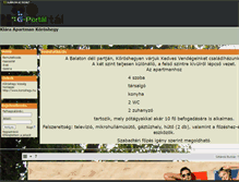 Tablet Screenshot of klara-apartman.gportal.hu