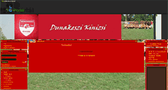 Desktop Screenshot of dunakeszikinizsi.gportal.hu