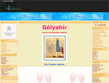 Tablet Screenshot of golya-hir.gportal.hu