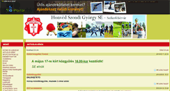 Desktop Screenshot of honvedszondi.gportal.hu