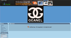 Desktop Screenshot of 9-g.gportal.hu
