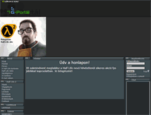 Tablet Screenshot of halflife.gportal.hu