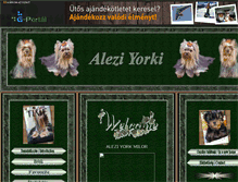 Tablet Screenshot of aleziyorki.gportal.hu