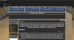 Desktop Screenshot of emlektorna-ki.gportal.hu