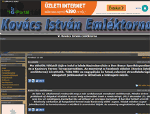 Tablet Screenshot of emlektorna-ki.gportal.hu