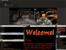 Tablet Screenshot of gothicegyujkaland.gportal.hu