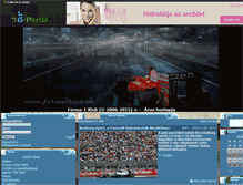 Tablet Screenshot of forma1klub.gportal.hu