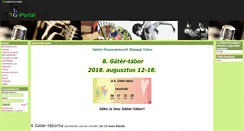 Desktop Screenshot of gatertabor.gportal.hu