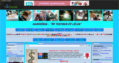 Desktop Screenshot of harmonia-testeslelek.gportal.hu